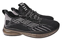 Кросівки чоловічі з текстилю на низькому ходу на шнурівці Чорні Li Fexpert 603-21DK 44 ON, код: 7435433