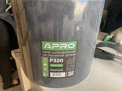 Папір шліфувальний тканинний рулон (карбід кремнію) 200 мм*50м P320 APRO