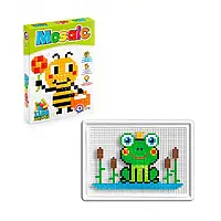 Гр Мозайка 7525 (24) "Technok Toys", Пчелка , 1188 деталей, размер 0.5 см, игровая панель, в коробке