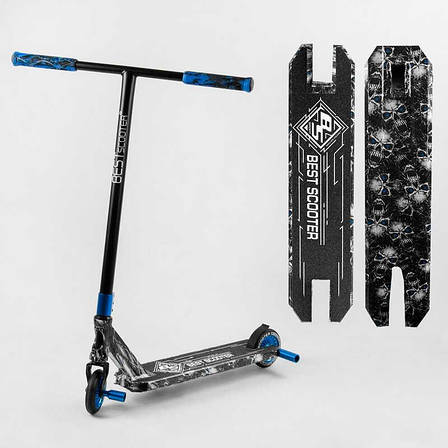 Самокат трюковий Best Scooter BS-99808 (4) HIC-система, ПЕГІ, алюмінієвий диск і дека з ПРИНТОМ, колеса PU,, фото 1