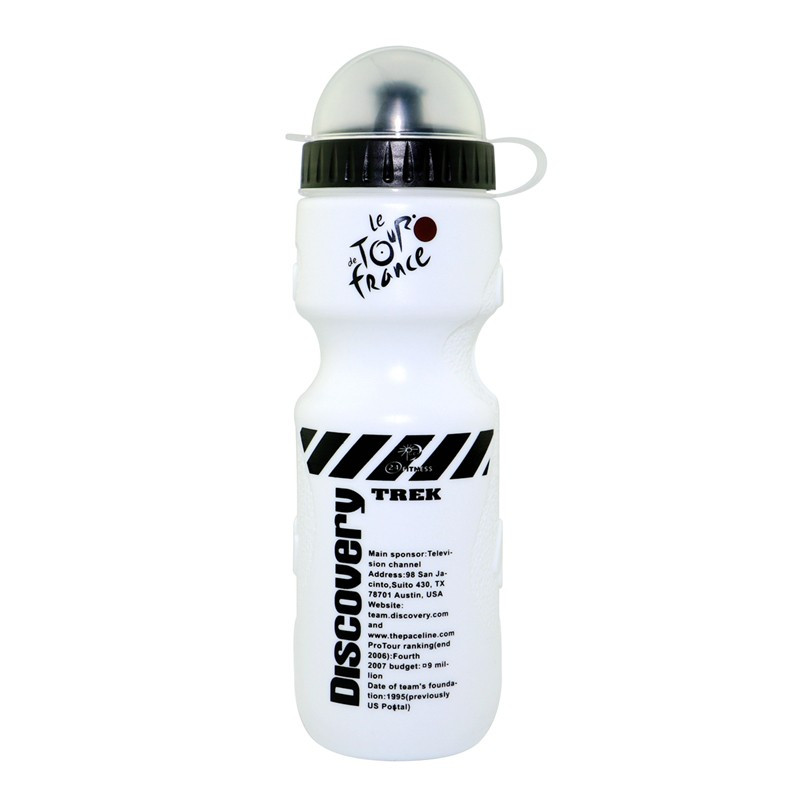 Фляга Discovery для велосипеда 650ml велосипедная бутылка White-Black - фото 1 - id-p362081964