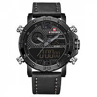Часы мужские наручные Naviforce Next 9134 (Black), наручные часы мужские спортивные, электронные, армейские