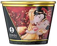 Масажна свічка Shunga Massage Candle Romance Strawberry із запахом полуниці 170 мл AIW Or2358, фото 3
