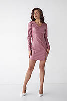 Платье SL-FASHION 1368.3 44 Розовый (SLF-1368.3-2) ON, код: 7437389