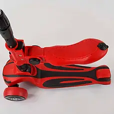 Самокат триколісний із сидінням ST-18003 (6) Best Scooter, MAXI, складане алюмінієве кермо, 3 колеса PU зі, фото 6