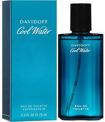 DAVIDOFF COOL WATER MAN edt 75 ml туалетна вода чоловіча (оригінал оригінал Франція)
