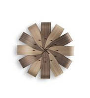 Годинник для дому Zegar ścienny CICLO MIXTO w kolorze drewna orzechowego i dębowego NOMON