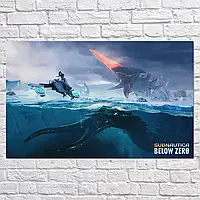 Плакат "Субнатіка, Subnautica: Below Zero", 38×60см