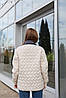 Актуальна жіноча демі куртка зі стьобаної плащівки, фото 3