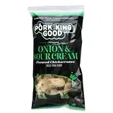 Pork King Good, Chicharrones со вкусом лука и сметаны, 49,5 г (1,75 унции) Днепр