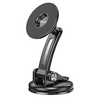 Тримач для мобільного HOCO CA113 Excelle center console ring magnetic car holder Black (6931474775962)