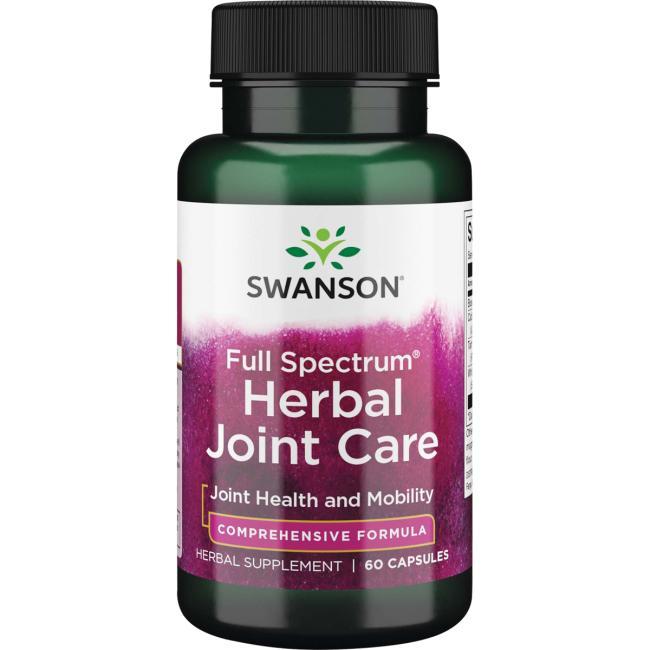 Смесь экстрактов Swanson Full Spectrum Herbal Joint Care 60 Caps - фото 1 - id-p2139635893