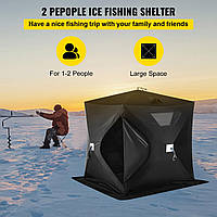 VEVOR 2-местный лед рыбалка палатка портативный всплывающий дом открытый рыбалка оборудование