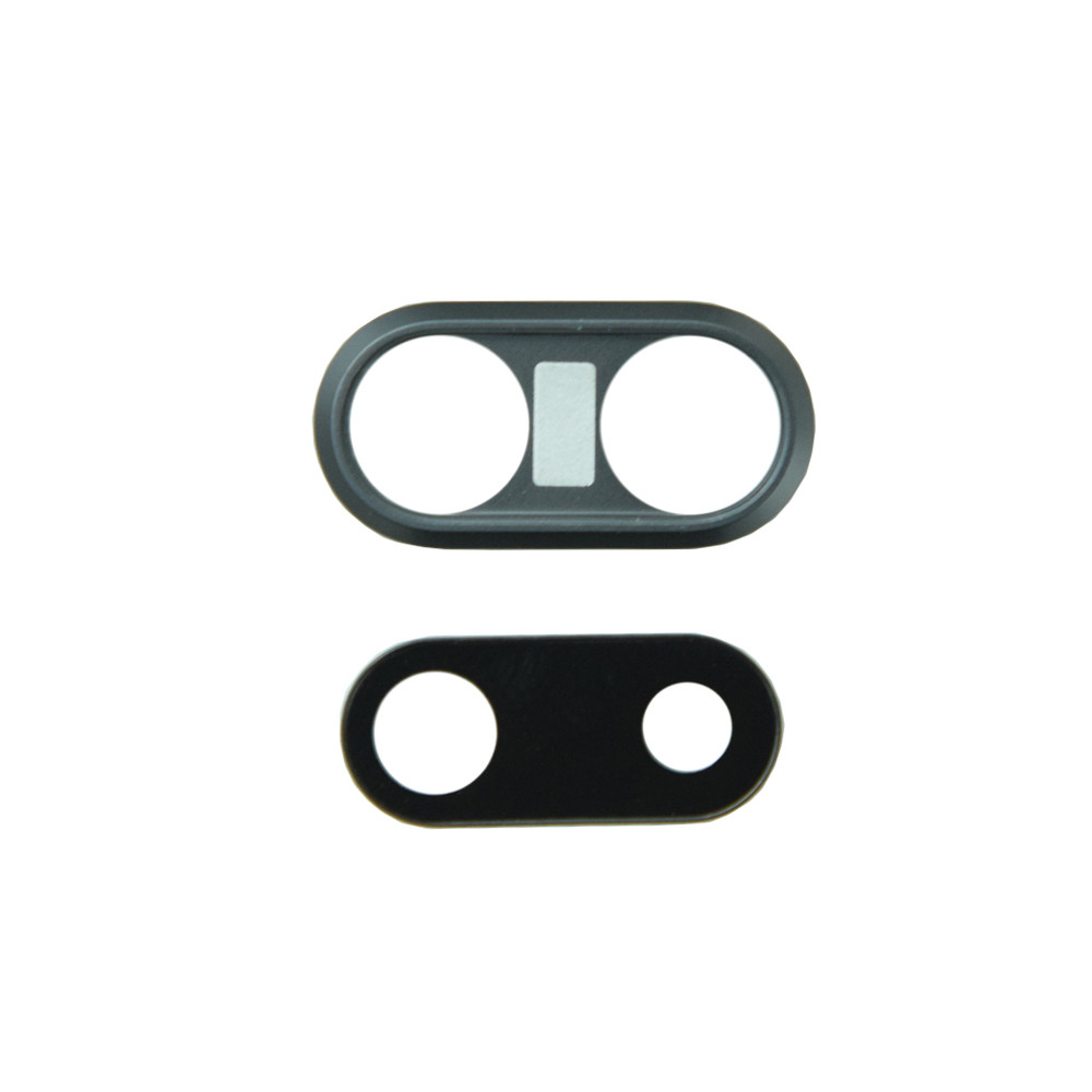 Скло камери iPhone 8 Plus (з обідком) Black