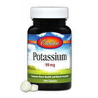 Микроэлемент Калий Carlson Labs Potassim 100 Tabs