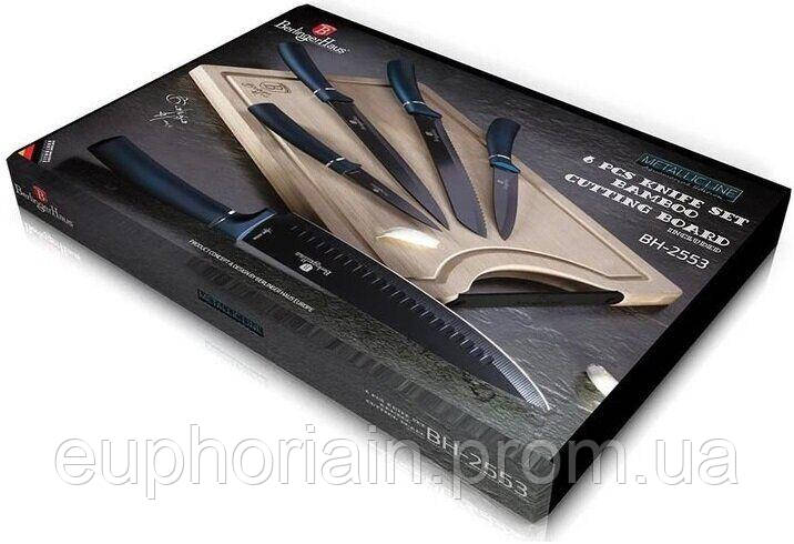 Набор ножей Berlinger Haus Metallic Line BH-2553 6 предметов Отличное качество - фото 2 - id-p2139648024