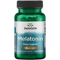 Мелатонин для сна Swanson Melatonin 3 mg 120 Caps SWA-01502