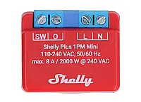 Shelly Plus 1PM Mini - 1x 240V/8A WiFi/Bluetooth реле - измерение энергии