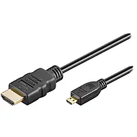 Goobay HDMI кабель - microHDMI - высокоскоростной HDMI с поддержкой Ethernet - 5 м