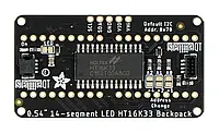 Буквенно-цифровой дисплей с 4 символами - красный - STEMMA QT / Qwiic - Adafruit 1911