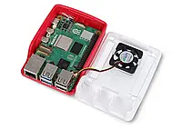 Официальный чехол для Raspberry Pi 5 - красный и белый