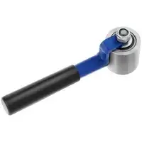 Прижимной ролик - сталь - 21 см - резиновая ручка