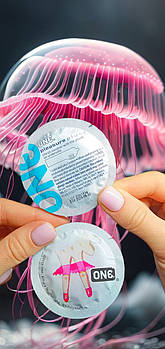 Презервативи ONE Pleasure Plus (ребристі, незвичайної форми) (по 1 шт) (упаковка може відрізнятися кольором та малюнком)