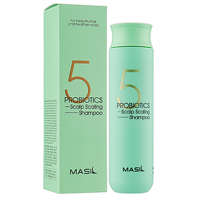 Шампунь для глибокого очищення шкіри голови з 5 видами пробіотиків Masil 5 Probiotics Scalp Scaling Shampoo (300 ml)
