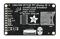 Графический цветной TFT LCD 1.8'' 128x160px с microSD ридером - SPI - Adafruit 358