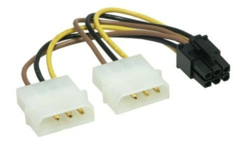 Перехідник живлення 4 Pin IDE - 6 Pin PCI-E