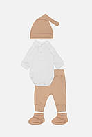 Одежда для крестин мальчику цвет молочный ЦБ-00245074