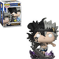 Фигурка Фанко Чёрный Аста Чёрный Клевер №1556 Black Clover Black Asta Glow in the Dark Funko 74522