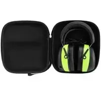 Защита слуха с Bluetooth - Микрофон - ЖК-дисплей - Перезаряжаемая батарея - Зеленый