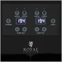 Лёдогенератор слэш-машина Royal Catering для подачи льда, цифровая панель управления, 2x2 л, 380 Вт