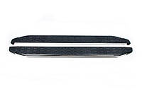 Боковые пороги BlackLine (2 шт., алюминий) для Nissan X-Trail T33/Rogue 2022-2024 гг