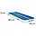 Набір Надувний спортивний мат з повітряним насосом - 300 x 100 x 20 см - 150 кг - синій/білий, фото 6