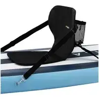 SUP-сиденье GR-PBS120 для безопасного расположения на доске с ремнями регулировки, черный, 80 x 65 x 1,5 см