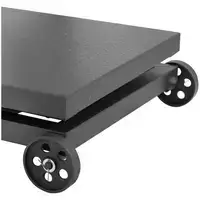 Платформні ваги - 1 000 кг / 200 г - рухомі - світлодіодний дисплей