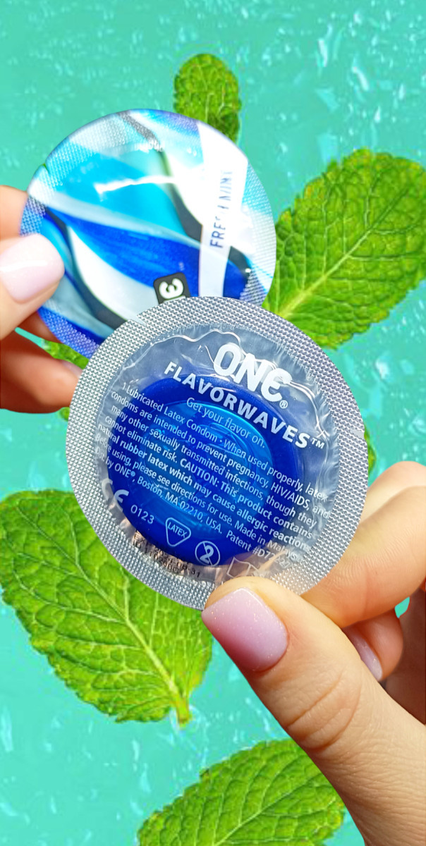 Презервативи ONE Fresh Mint (ароматизовані) (по 1 шт) (упаковка може відрізнятися кольором та малюнком)