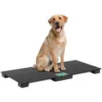 Весы для животных - 150 кг / 50 г - Противоскользящий коврик - ЖК-дисплей