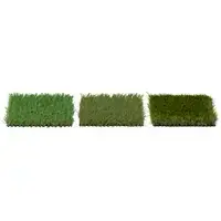 Искусственная трава - 3 образца - 20 x 17 см каждый - Высота: 20 - 30 мм - Количество стежков: 20/10 13/10