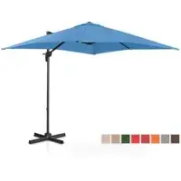 Зонт светофора - синий - квадратный - 250 x 250 см - вращающийся