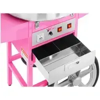 Набор машинок для приготовления конфет с палочками для конфет LED - 52 см - 1.200 Вт - тележка - защита от