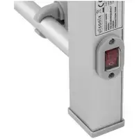 Радиатор для полотенец - 7 нагревательных элементов - серый