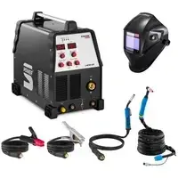 Сварочный комплект Combi Welder - TIG 220 A - MIG 220 A - E-Hand + сварочный шлем - Carbonic