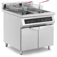 Индукционная фритюрница - 2 x 30 л - от 60 до 190 °C - Royal Catering