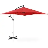Зонт "Светофор" - Красный - Квадратный - 250 x 250 см - Наклонный