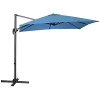 Зонт светофора - синий - квадратный - 250 x 250 см - вращающийся