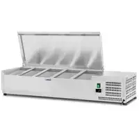 Холодильная витрина - 120 x 33 см - 5 контейнеров GN 1/4
