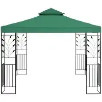 Садовый павильон - 3 x 3 м - 180 г/м² - темно-зеленый